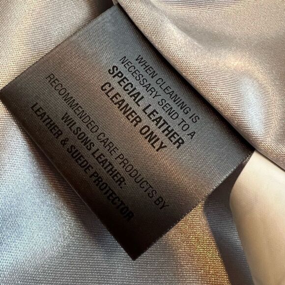 Wilson’s Leather Maxima Orange Leather Zip Moto Jacket - Picture 8 of 16